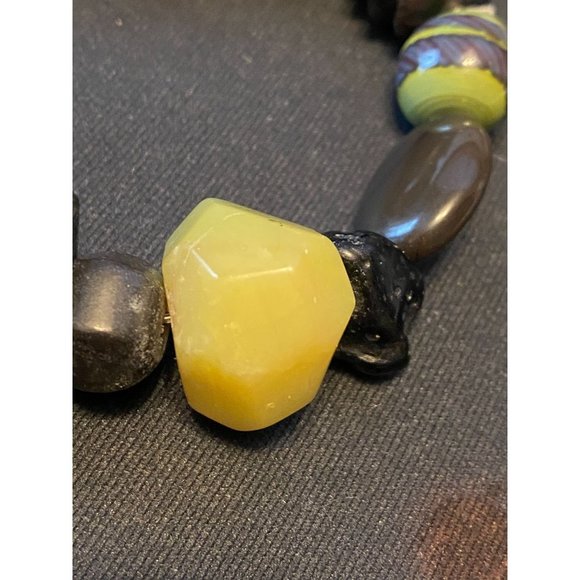 Chunky Gem Boho style bracelet 7" to 8" stretch -ASIS w/quotes - Picture 4 of 6